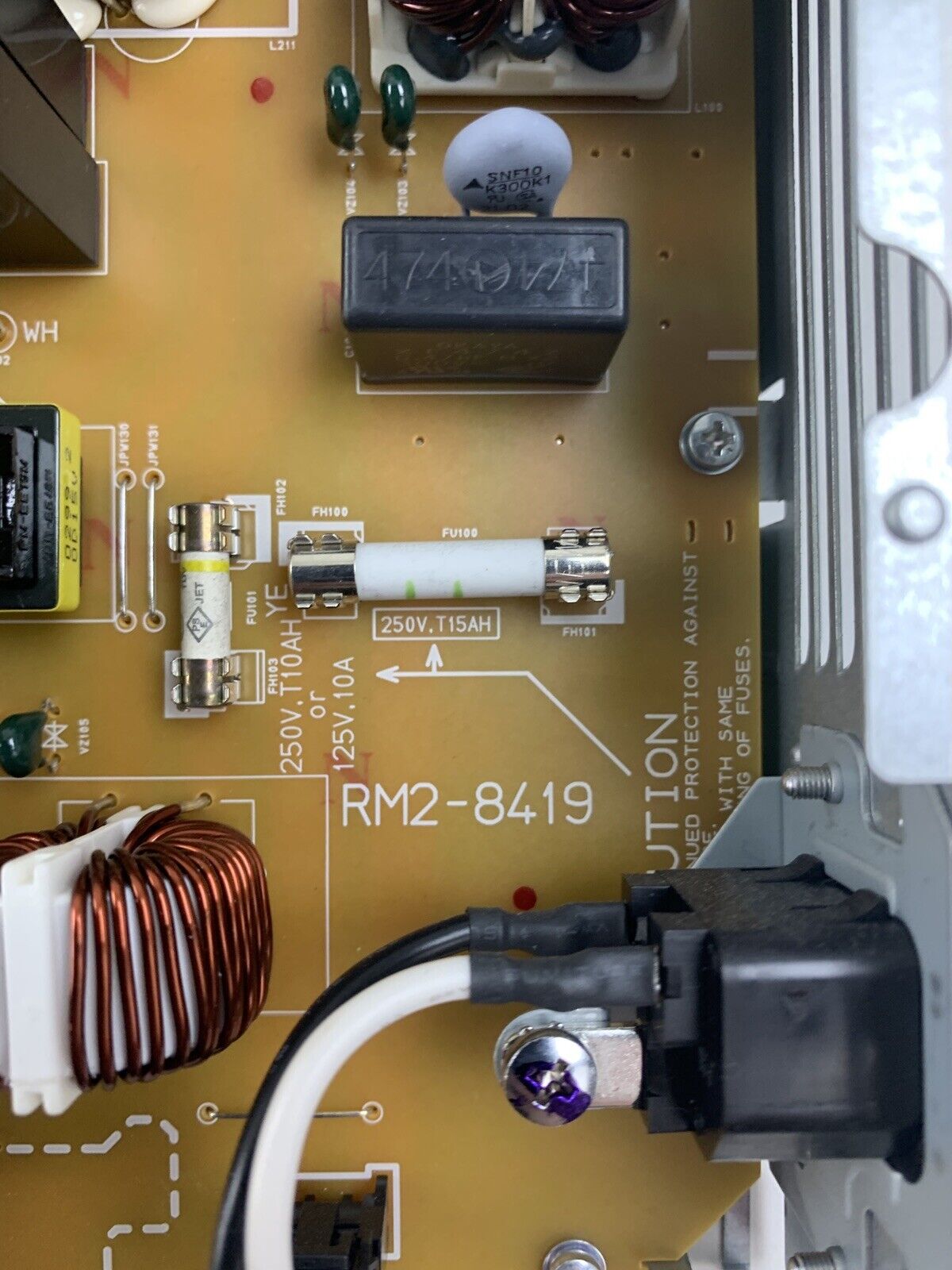 HP RM2-8419 Power Supply PC Board pulled From HP LaserJet MFP M681 OEM Tested
