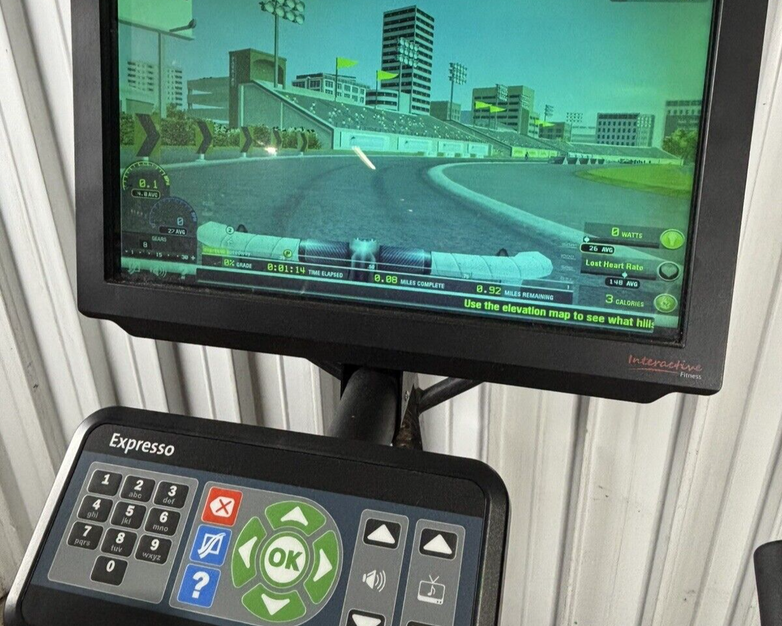 Expresso HD Interactive Upright Bike Tested Works Screen Freezes