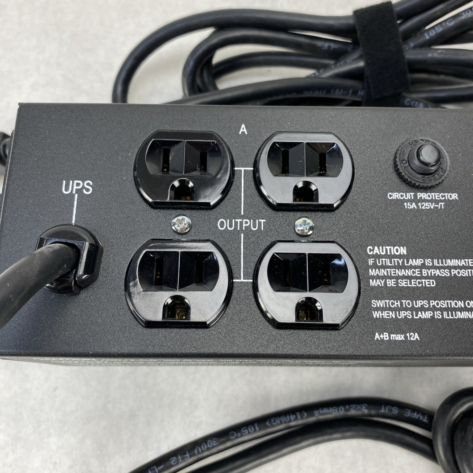 Emerson MP2-115A Liebert MicroPOD AC Power System 120V 12A5