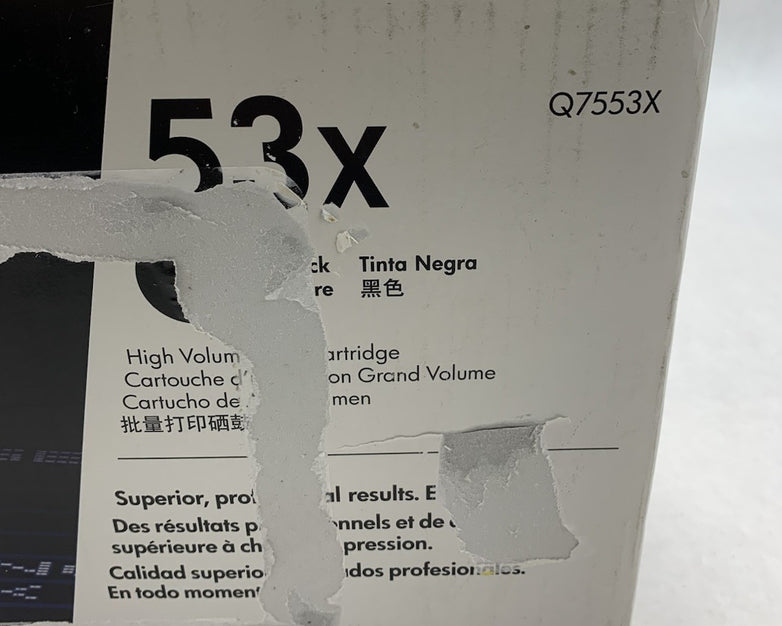 HP Laserjet 53x Q7553X Black High Volume Print Cartridge