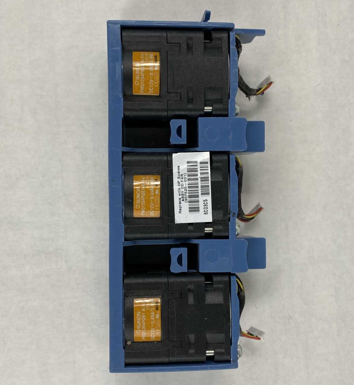 HP 307525-001 ProLiant DL360 G3 G4 Triple Fan Assembly Untested