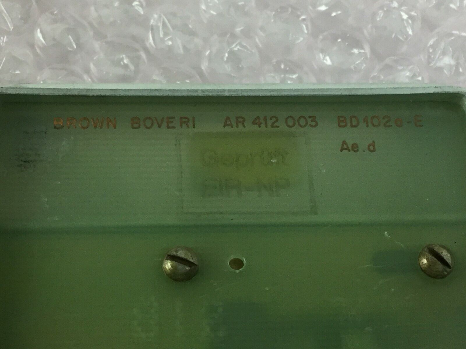 BROWN BOVERI AR412003  BD102a-E