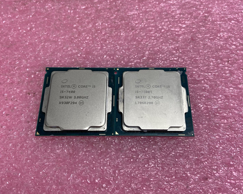 Mixed Lot Intel Core i5-7500T SR337 2.7GHz i5-7400 SR32W 3GHz Desktop CPU