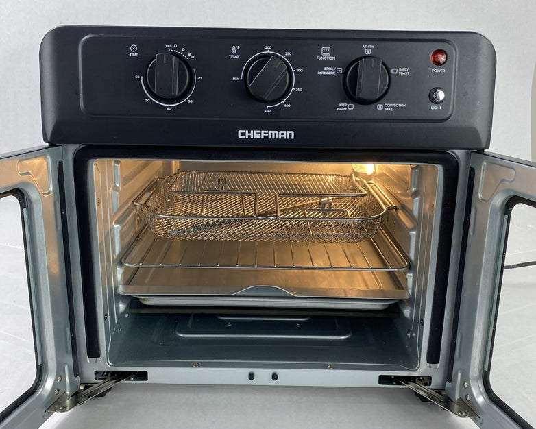 Chefman RJ50-FDAF-M25 French Door Air Fryer Oven