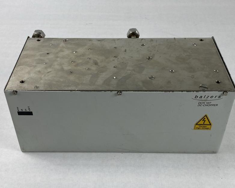 Balzers BGM47126 DCH 107 DC-Chopper - Parts or Repair