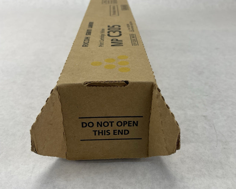 Ricoh MP C305 Genuine Yellow Toner Print Cartridge Lot of 2