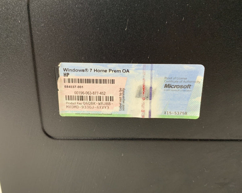 HP Pavilion Elite HPE-210y Desktop Computer AMD Phenom II 10 GB Ram No HDD No OS