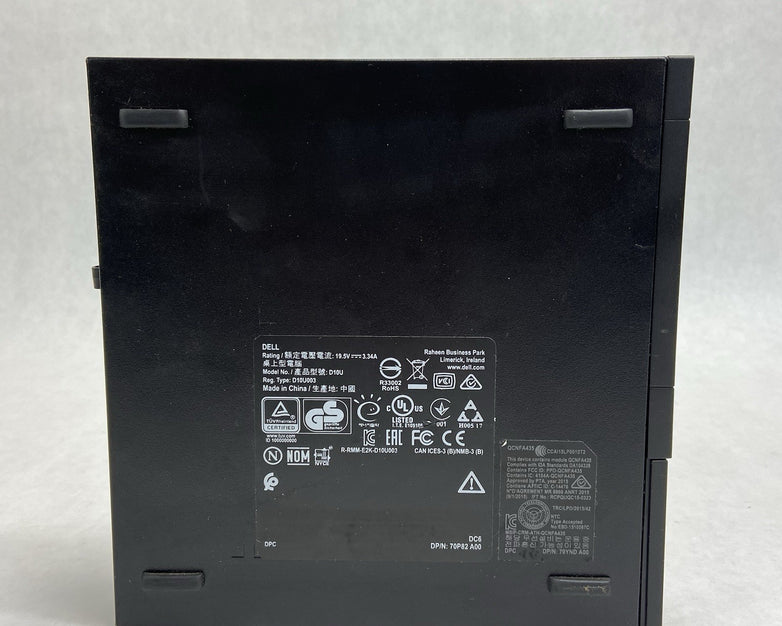 Dell Optiplex 3060 Micro Intel Core i3-8100T 3.1GHz 8GB RAM w/AC No HDD/OS