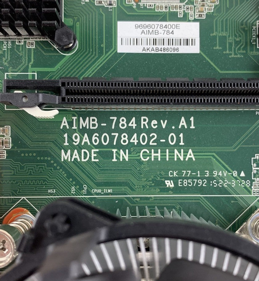 Advantech AIMB-784 Motherboard Intel Core i5-4590t 2.0GHz 8GB RAM w/ Shield