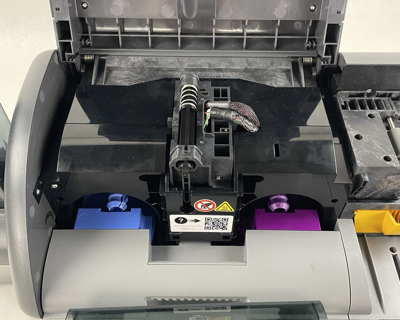 Zebra ZXP Series 7 Pro ID Card Printer Double Sided Color Ethernet Tested