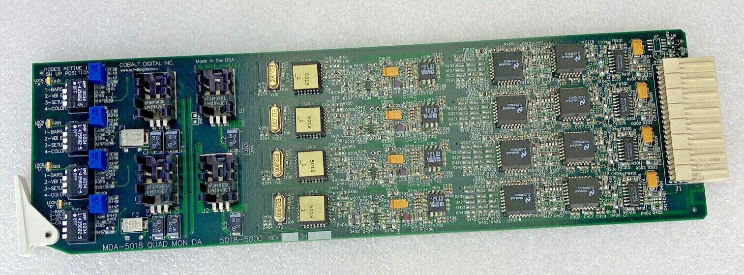 Cobalt Digital Inc MDA-5018 Dual MON DA 5018-5000