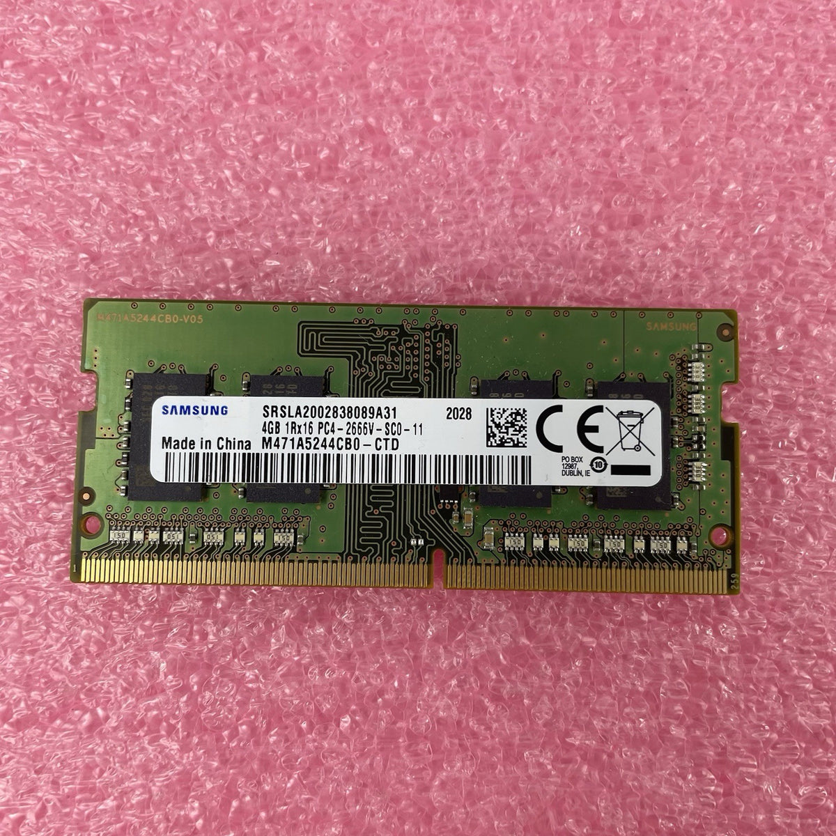 Samsung 4GB DDR4-2666 PC4-2666V SODIMM Laptop RAM Non-ECC Lot of 31
