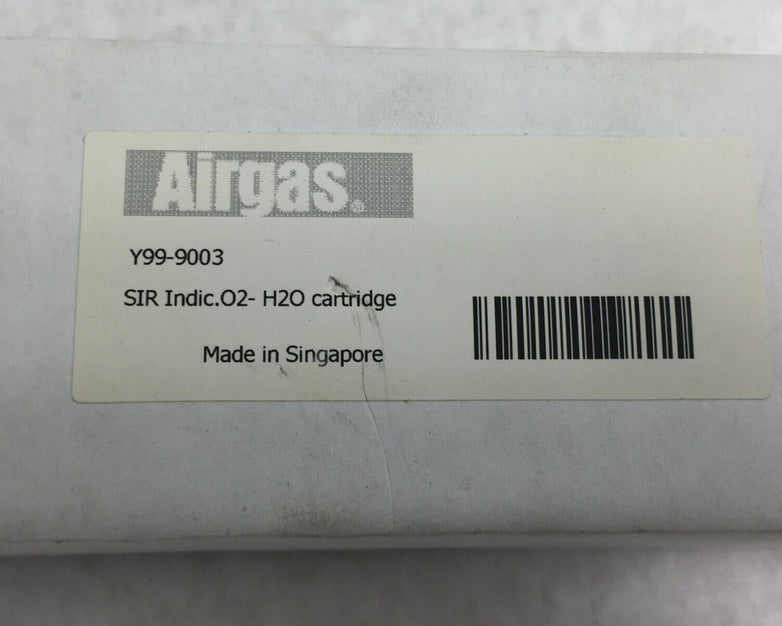 Airgas Y99-9003 SIR Indicator 02-H20 Cartridge