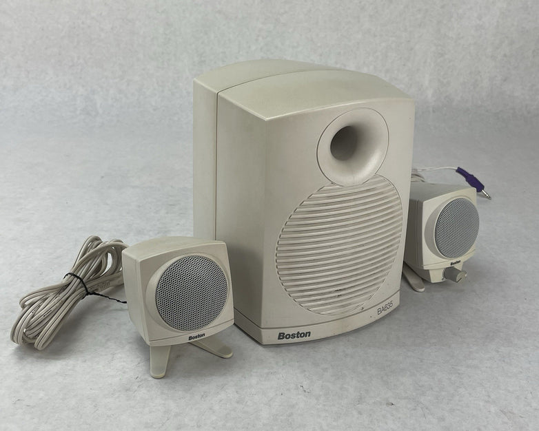 Boston Acoustics BA635 2.1 Speaker Tested With Power Cord