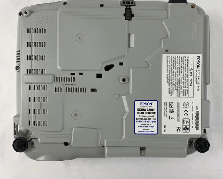 Epson PowerLite 98H H687A LCD Lamp Projector 1512 Lamp Hours - No Remote