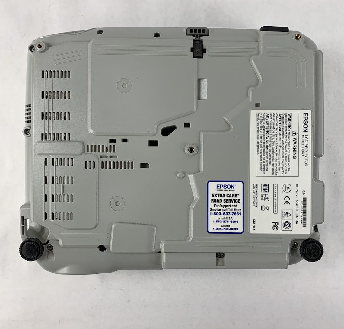 Epson PowerLite 98H H687A LCD Lamp Projector 1512 Lamp Hours - No Remote7
