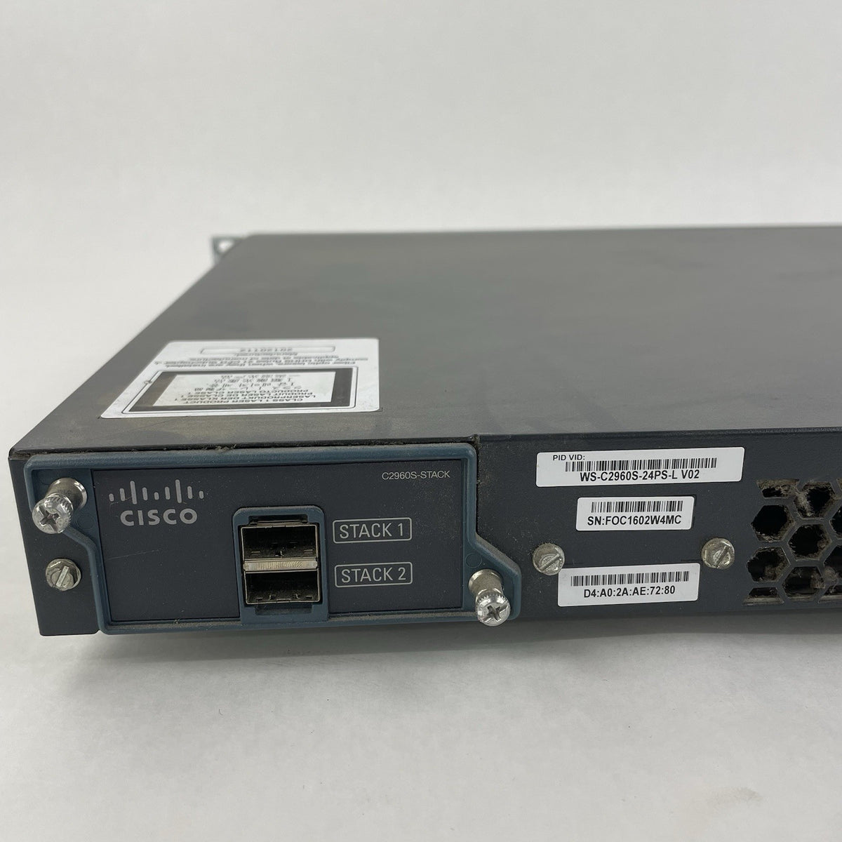 Cisco Catalyst WS-C2960S-24PS-L V02 24-Port Ethernet Switch - Tested6