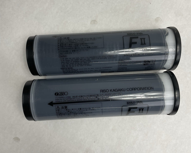 2 pack Riso FII | Black Ink S-8113U