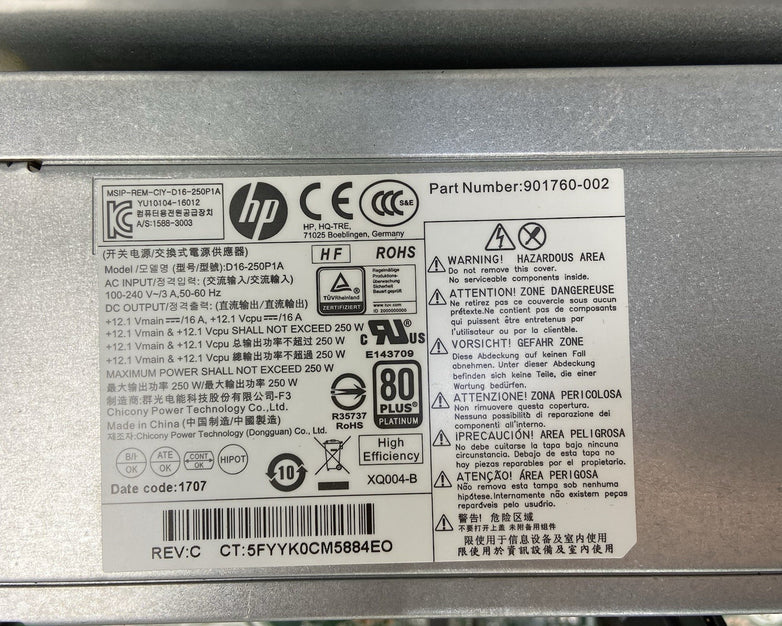 HP ProDesk 600 G3 MT Intel Core i5-7500 3.4GHz 8GB RAM No HDD No OS