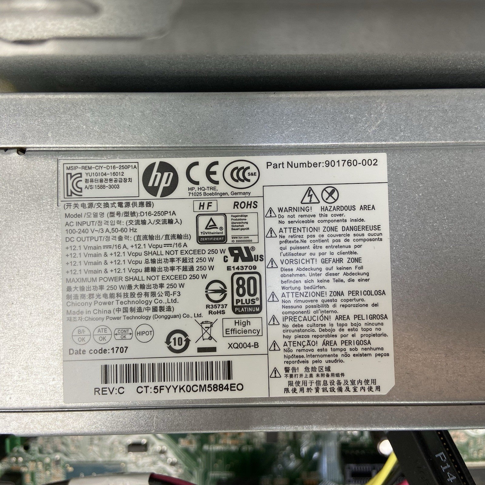 HP ProDesk 600 G3 MT Intel Core i5-7500 3.4GHz 8GB RAM No HDD No OS11