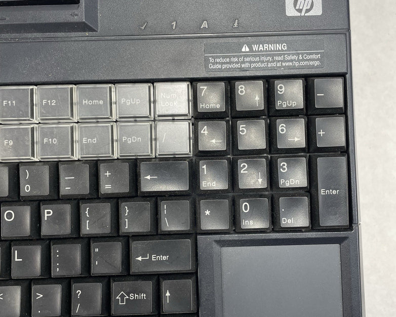 HP SPOS Programable Black Wired USB Keyboard Mouse POS G86-62411EUAISA