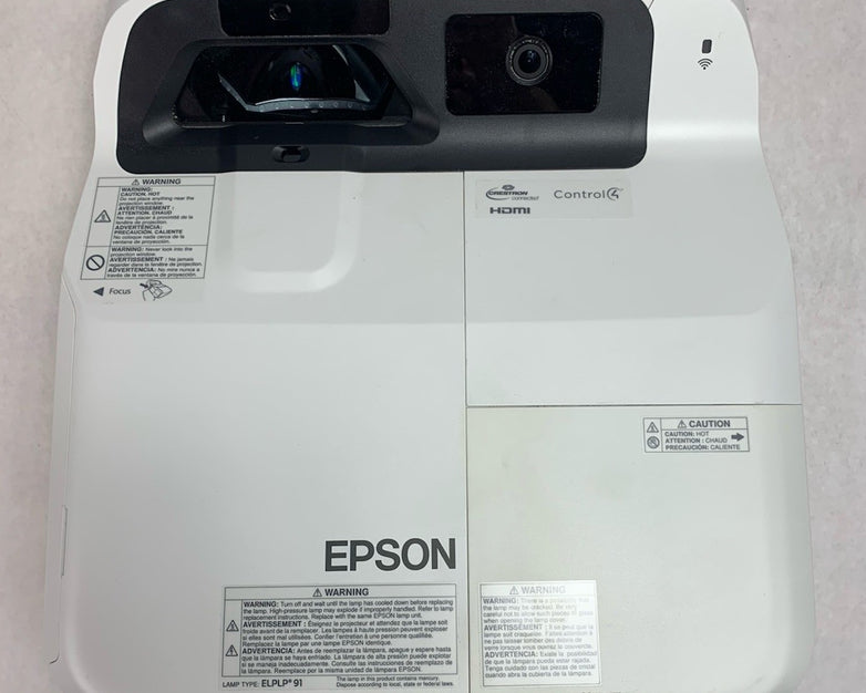 Epson PowerLite 695Wi H740A LCD Lamp Projector 846 Lamp Hours - No Remote