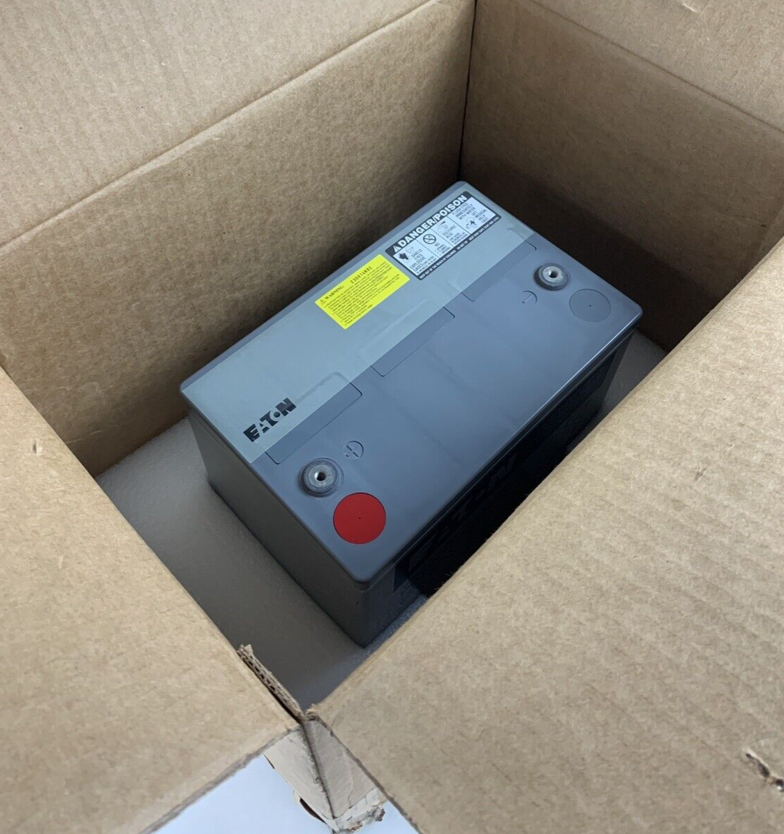 Eaton PWHR12280W4FR VRLA Replacement Battery Old Stock Box Opened