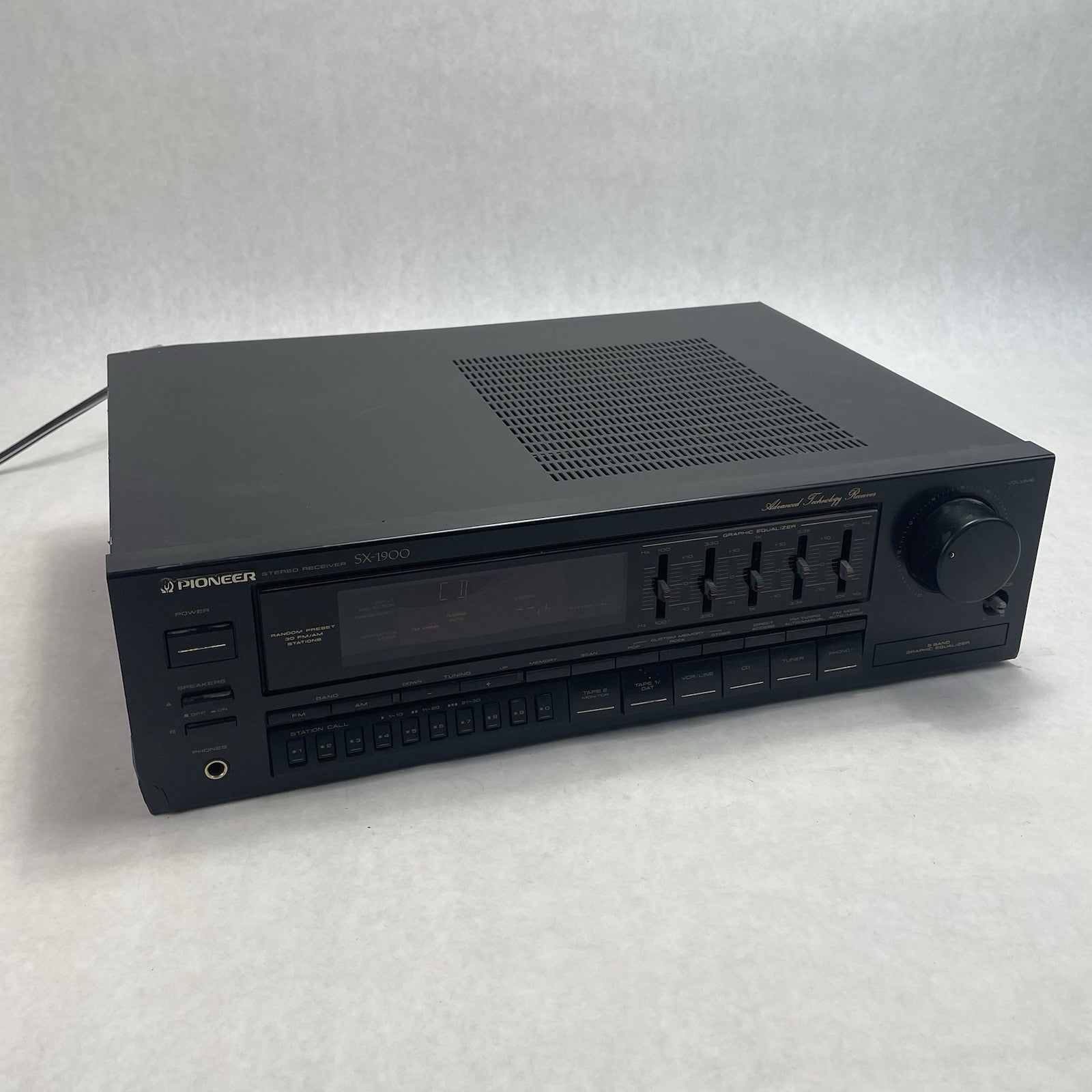 Pioneer SX-1900 Stereo Receiver 5 Band Graphic Equalizer Japan Tested For Parts0