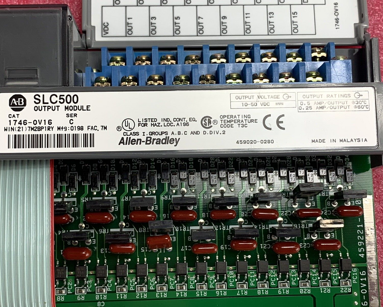 Allen-Bradly SLC 500 Output Module 1746-0V16