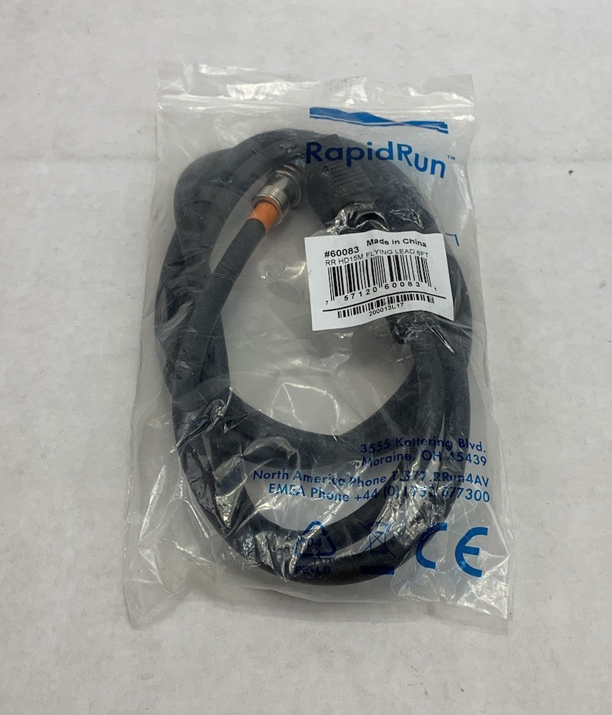 RapidRun 60083 RR HD15M Flying Lead 6FT (Lot of 2)
