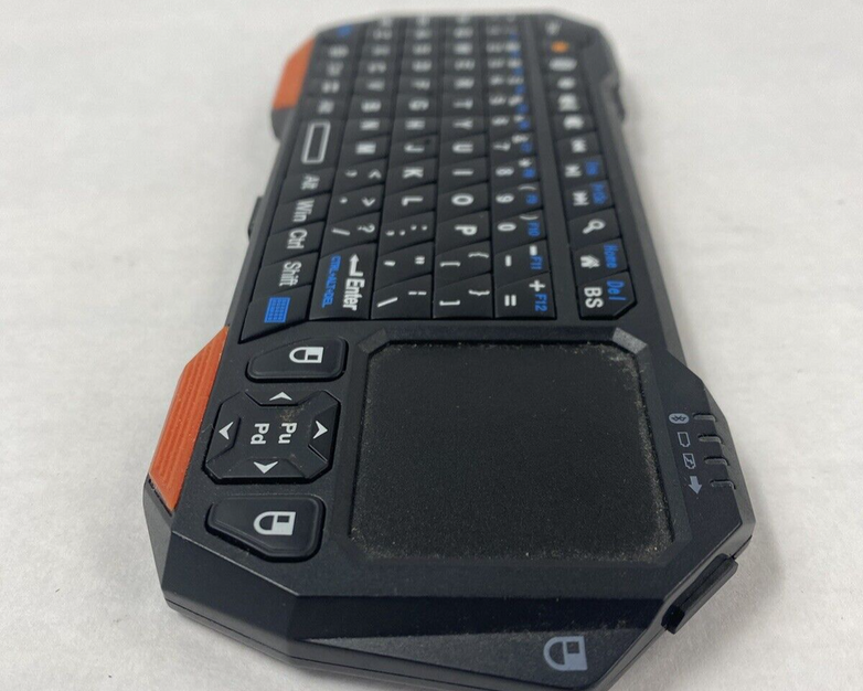Mini Bluetooth Keyboard with Built-In Touchpad IS11-BT05 Power Tested