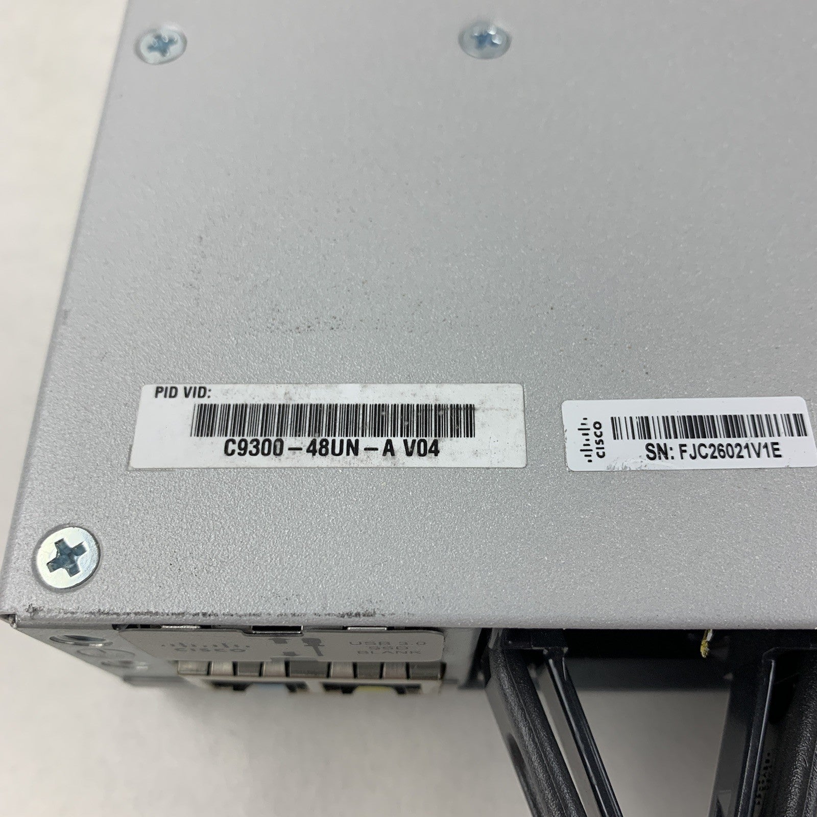 Cisco C9300-48UN-A 48-Port UPoE Ethernet Network Advantage Switch Tested Reset