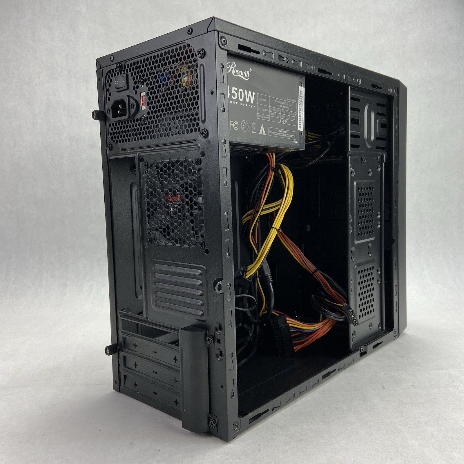 Rosewill SRM-01B-450 Micro ATX Mini Tower Computer Case Rosewill NE450 450W PSU10