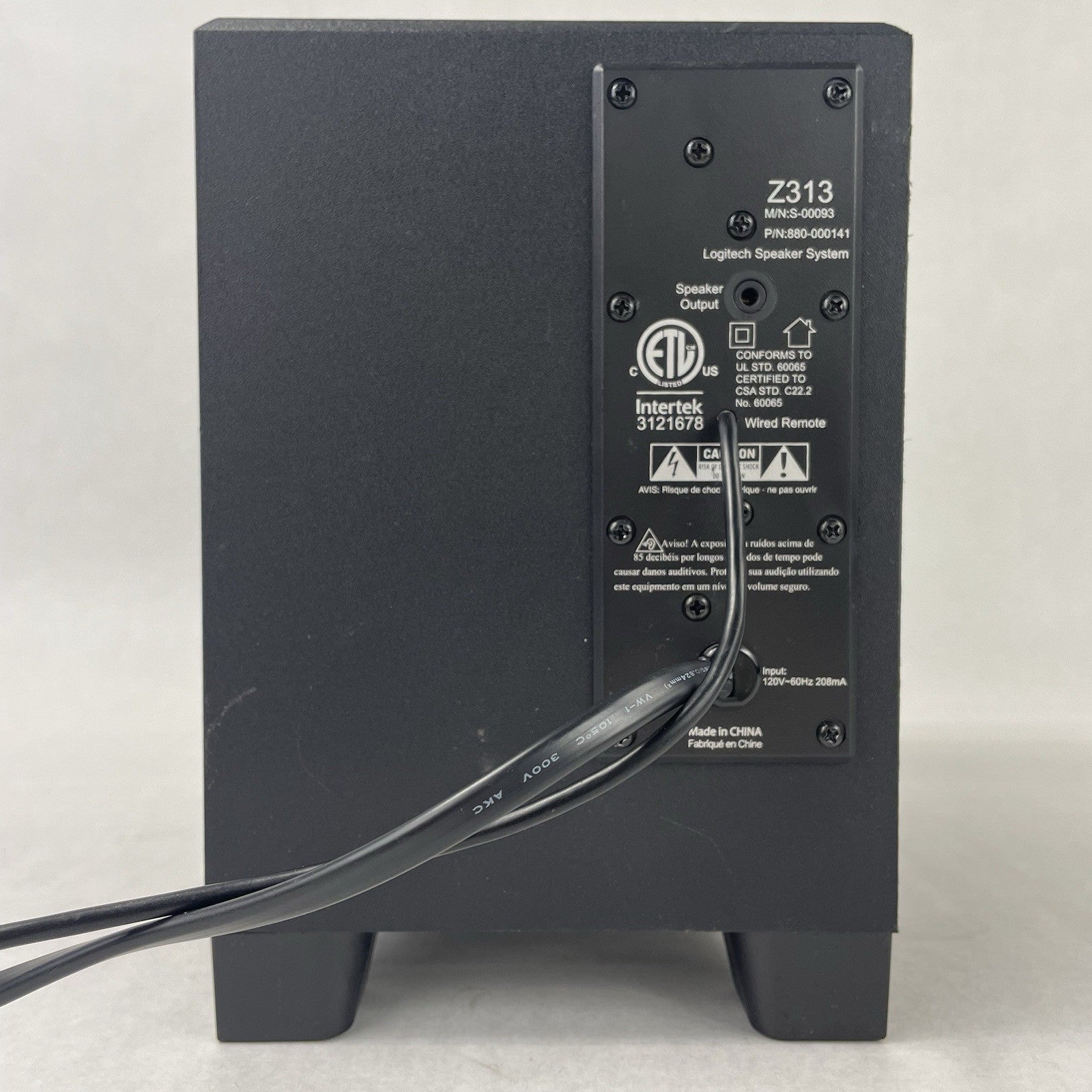 Logitech Z313 Replacement Subwoofer Tested