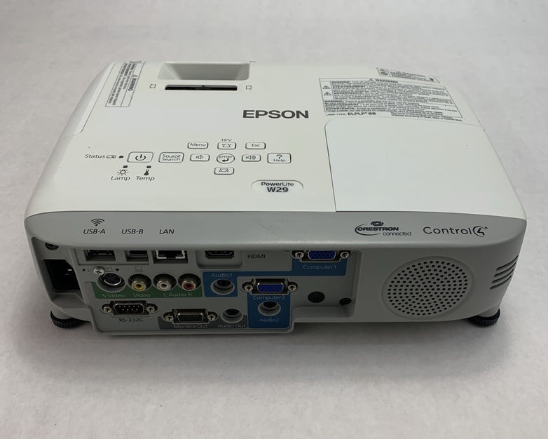 Epson PowerLite W29 H690A LCD Lamp Projector 2079 Lamp Hours - No Remote