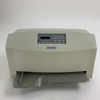 Craden Peripherals DP9 Passbook/Transcation Printer Tested No Ribbon Bad Cover