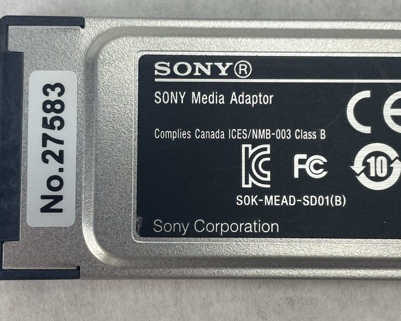 Sony MEAD-SD01 Adaptor For Using SD Card with XDCAM EX Camcorders