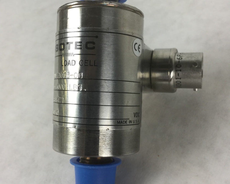 Sensotec RM/1075-06 Load Cell, Range 3000 LBS, Untested