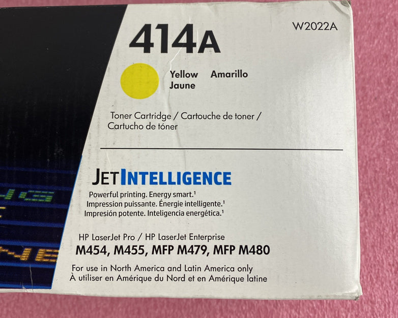 HP Laserjet 414A Yellow OEM Toner Cartridge Sealed
