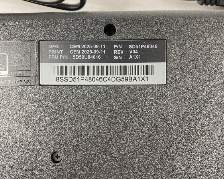 Lenovo KU-1619 USB Wired Keyboard Lot of 5