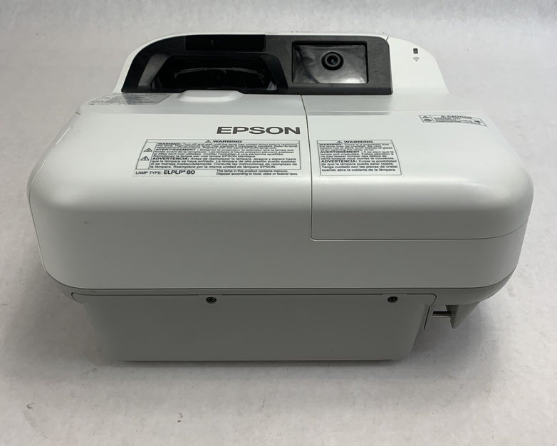 Epson BrightLink 595Wi H599A LCD Lamp Projector 2326 Lamp Hours - No Remote