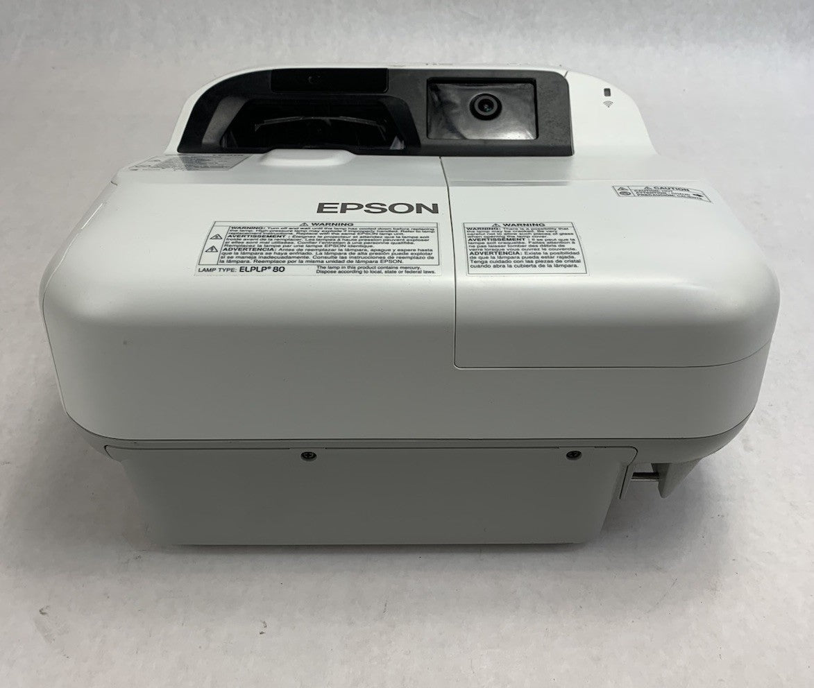 Epson BrightLink 595Wi H599A LCD Lamp Projector 2326 Lamp Hours - No Remote1