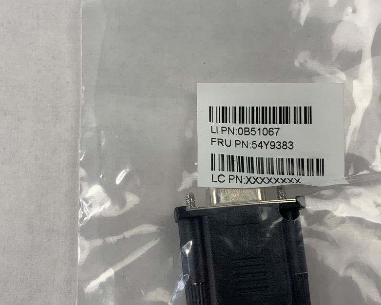 Lot of (30) Lenovo 54Y9383 9-Pin M-F Converter Adapter