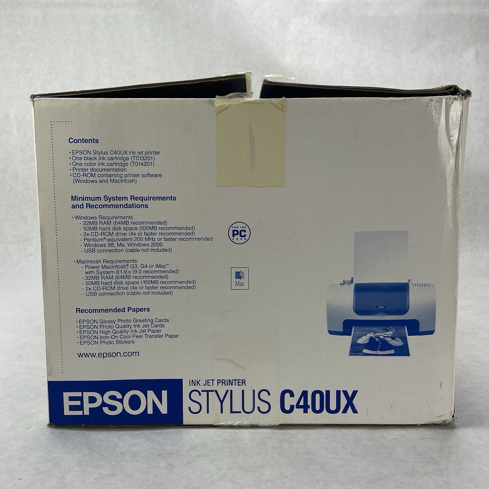 Epson Stylus C40UX Inkjet Printer Open Box1