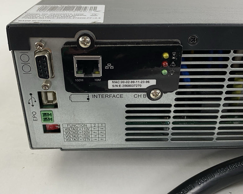 Emerson PS3000RT3-120W Libert PSI Power System 3000VA Rack Tower 120V