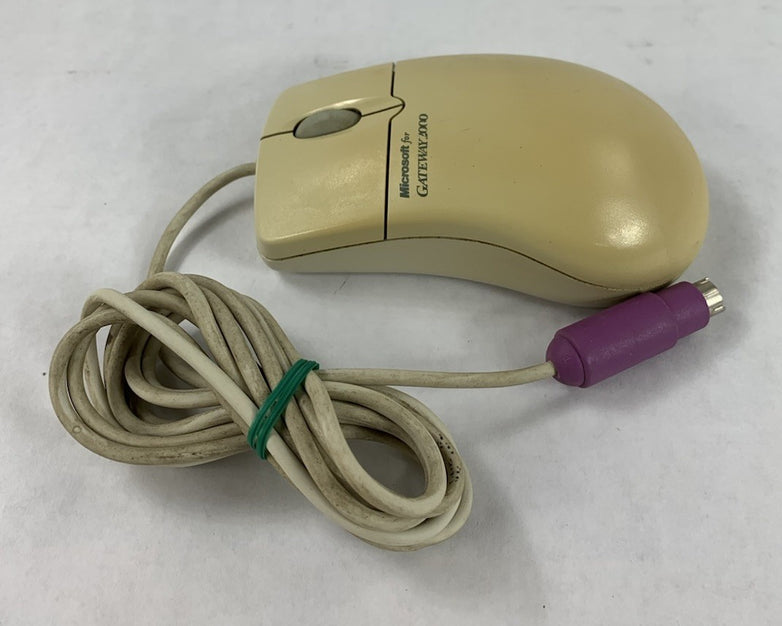 Microsoft Gateway IntelliMouse 97599 1.1A PS/2-Wired Ball Mouse (Lot of 2)