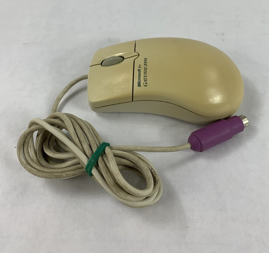 Microsoft Gateway IntelliMouse 97599 1.1A PS/2-Wired Ball Mouse (Lot of 2)4