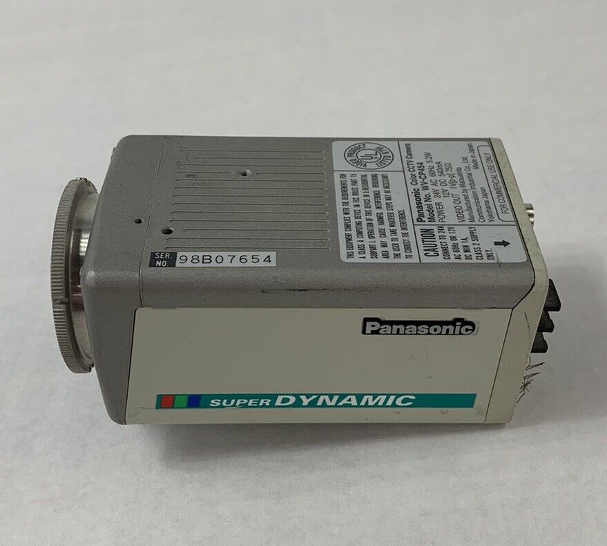 Panasonic WV-CP454 Color CCTV Camera No Lens (Parts and Repair)