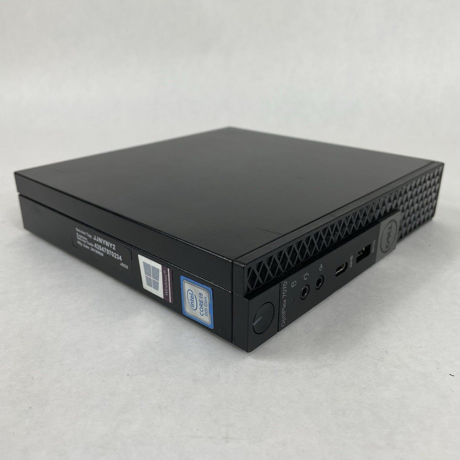 Dell Optiplex 7070 Micro i5-9500T 2.20 GHz 8 GB RAM W/AC No SSD/OS0