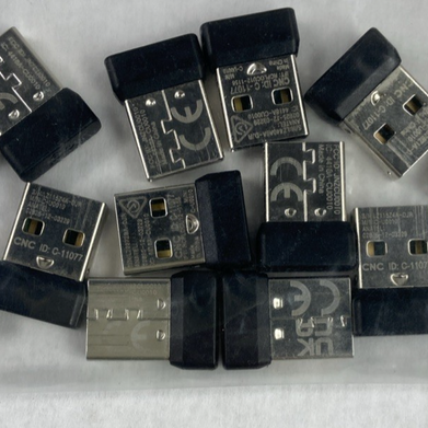 Lot of 15 Logitech K270 Wireless Keyboards  - Dongles Included -  Needs Pairing